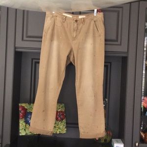 Pilcro and the Letterpress boyfriend khaki pants